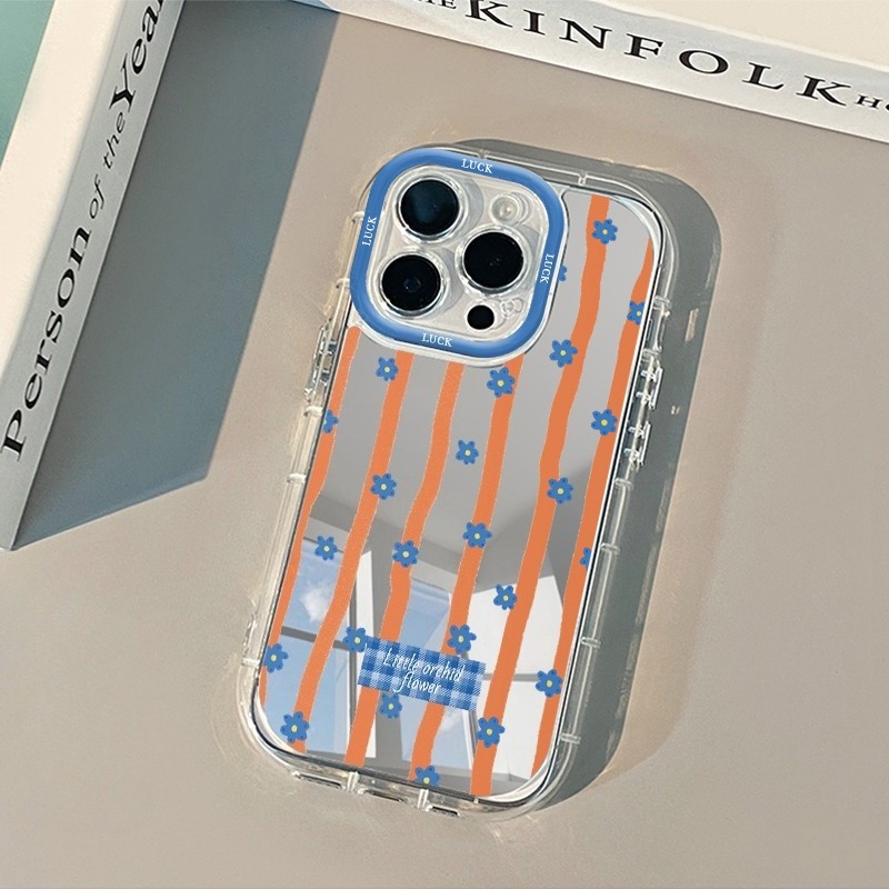 Blue Striped Flowers Pattern M - Plants X recension och pris