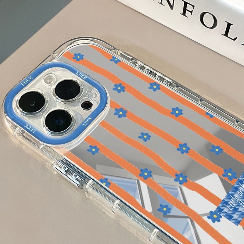 Blue Striped Flowers Pattern M - Plants X recension och pris