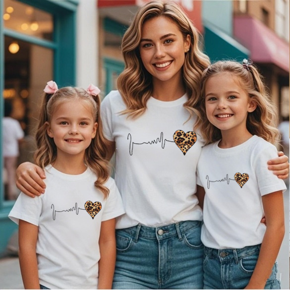 Leopard Heart Family T-shirt M - Plant Parent T Shirt recension och pris