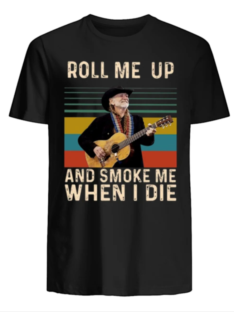 Roll Me Up and Smoke Me When I - Plant Parent T Shirt recension och pris