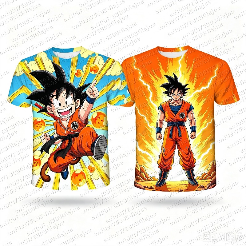 Anime Dragon Ball Son Goku 3d  - Plant Parent T Shirt recension och pris