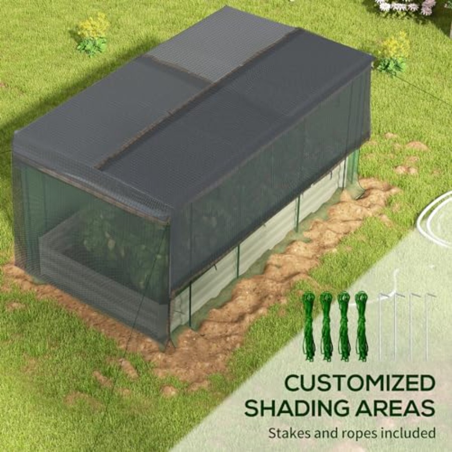 7.3 x 3.4 x 1 ft Galvanized Ra - Plants X recension och pris